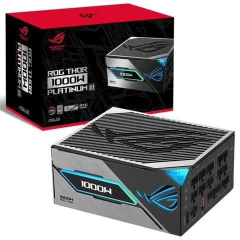 ASUS ROG Thor 1000W Platinum III 80+ Platinum PCIe 5.1 Full Modüler ATX 3.1 Güç Kaynağı