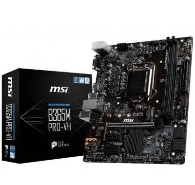 Msi B365M PRO-VH Sata.M2 Ddr4 2666MHz Usb 3.1 Vga Hdmi Ses G.Lan 1151P 8.9 Gen Anakart