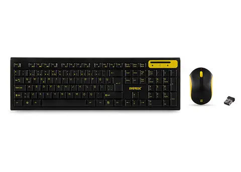 Everest KM-5535 Q TR Multimedia Kablosuz Klavye Mouse Set