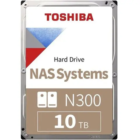 Toshiba N300 10TB 7200Rpm 512MB 3.5 inç SATA 3.0 Harddisk (MN10ADA10TS)