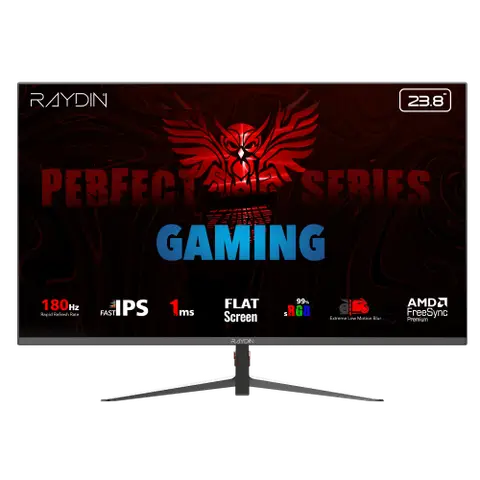 Raydin MM24DFI 23.8 inch 1920x1080 1ms 180Hz HDMI DP IPS Frameless Oyuncu Monitörü
