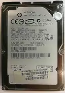 Hitachi HTS542516K9SA00 SATA 5400 RPM 2.5" 160 GB Harddisk