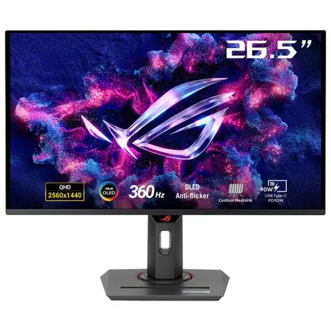 ASUS ROG Strix OLED XG27ACDNG 26.5 inç 360Hz 0.03ms 2K QHD Adaptive Sync QD-OLED Pivot Gaming Monitör