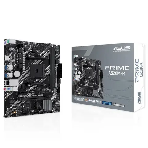 ASUS Prime A520M-R 5100MHz (OC) DDR4 Soket AM4 M.2 HDMI mATX Anakart