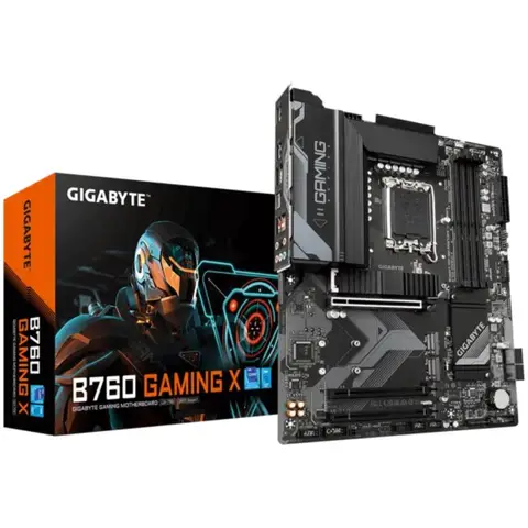 GIGABYTE B760 GAMING X 7600MHz (OC) DDR5 Soket 1700 M.2 HDMI DP ATX Anakart