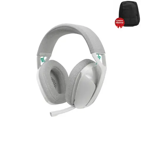 Logitech G321 LIGHTSPEED Beyaz Kablosuz Gaming Kulaklık (981-001569) – Çanta Hediyeli