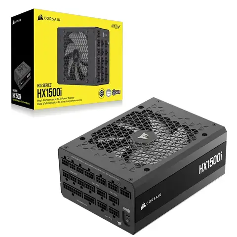 CORSAIR HX1500i 1500W 80+ Platinum 140mm ATX 3.1 Full Modüler Fanlı Güç Kaynağı