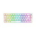 Hawk Gaming HK251 Membrane RGB Kablosuz Beyaz Gaming Klavye