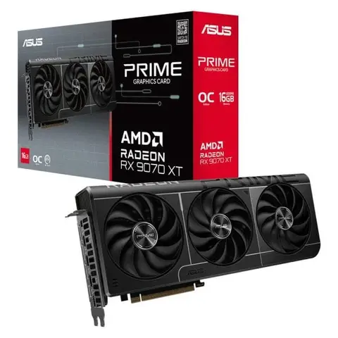 ASUS PRIME Radeon RX 9070 XT OC 16GB GDDR6 256 Bit Ekran Kartı