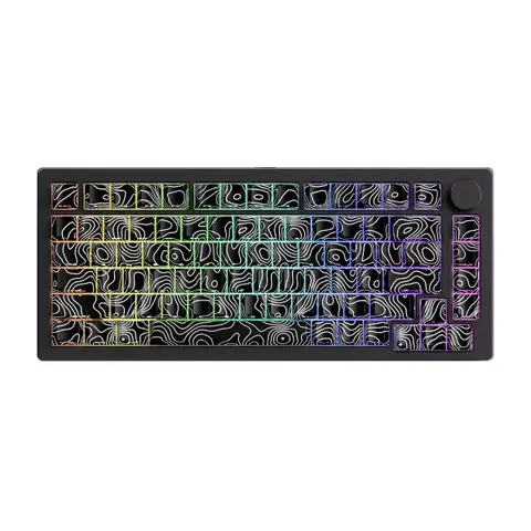 AKKO MONSGEEK M1 V5 Contour Lines White RGB Kablosuz Hotswap Mekanik Gaming Klavye