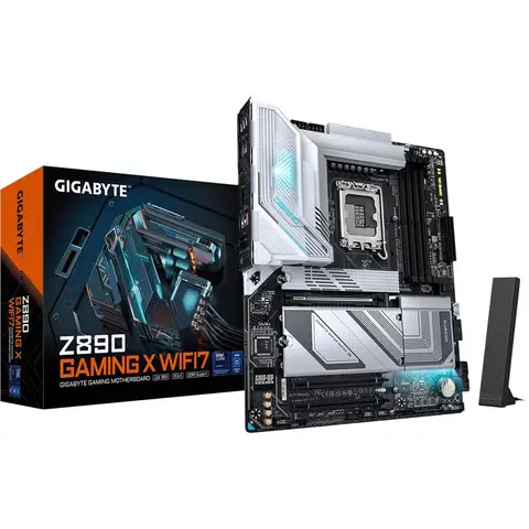 GIGABYTE Z890 Gaming X Wifi 7 Intel LGA 1851 DDR5 9200Mhz 4x M.2 USB3.2 Atx Anakart