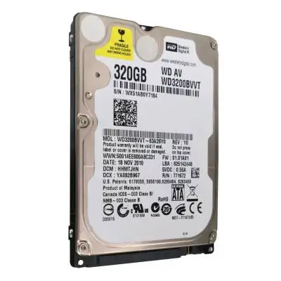 Western Digital WD3200BVVT Sata3 5400Rpm 8MB 2.5 inç 320GB Notebook HDD