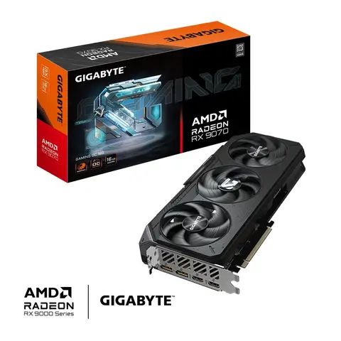 GIGABYTE Radeon RX 9070 Gaming OC 16GB GDDR6 256 Bit Ekran Kartı