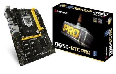 Biostar TB250-BTC Pro DDR4 6.7 Gen H110 ATX Anakart