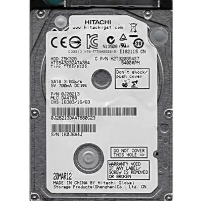 Hitachi Z5K320-250 Sata3 5400Rpm 8MB 2.5 inç 250GB Notebook HDD(RFB)