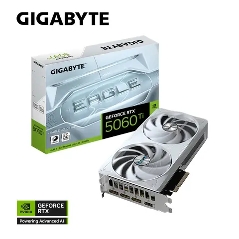 GIGABYTE GeForce RTX 5060Ti Eagle OC ICE 8GB GDDR7 128 Bit DLSS 4 NVIDIA Ekran kartı