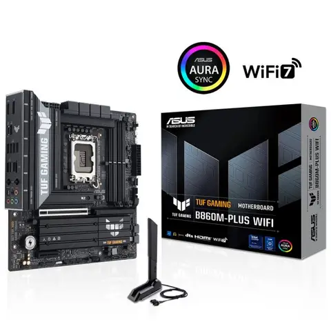 ASUS TUF Gaming B860M-PLUS WiFi 8800MHz (OC) DDR5 Soket LGA1851 M.2 HDMI DP mATX Anakart
