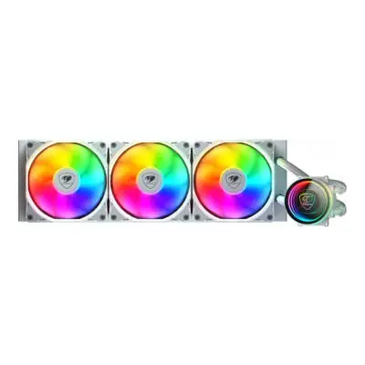 Cougar Poseidon Elite ARGB 360MM Intel Amd Beyaz Sıvı Soğutucu