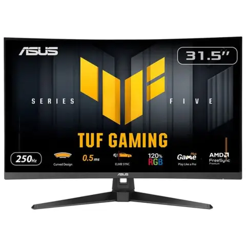 ASUS TUF Gaming VG32VQM5B 31.5 inç 250Hz 0.5ms Full HD Adaptive Sync Fast VA Kavisli Gaming Monitör