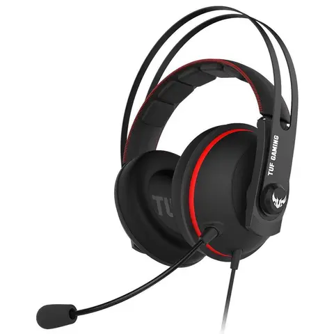 ASUS TUF GAMING H7 CORE OYUNCU KULAKLIK - KIRMIZI