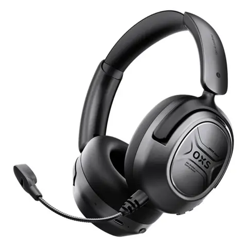 OXS Storm A2 Siyah PS5 Uyumlu 7.1 Virtual Surround Sound Kablosuz Gaming Kulaklık