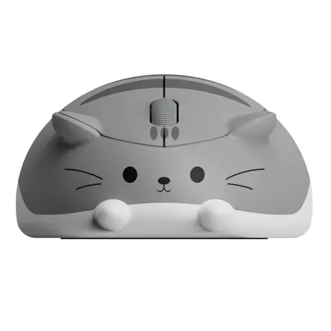 AKKO x Waigua Cat Grey Mimo Kablosuz Simetrik Mouse