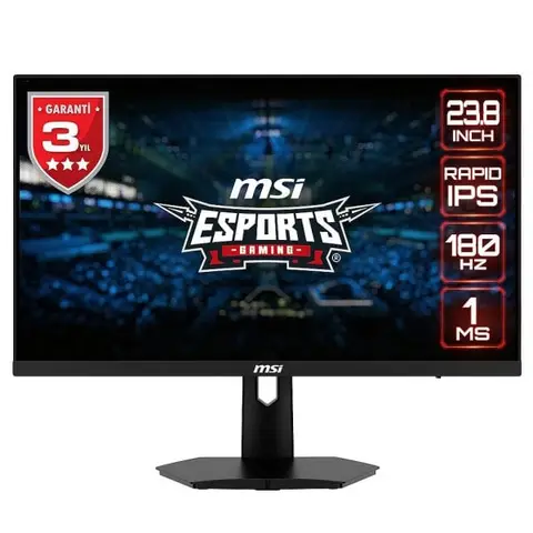 MSI G244F E2 23.8 inç 180Hz 1ms Full HD Adaptive Sync Rapid IPS Gaming Monitör