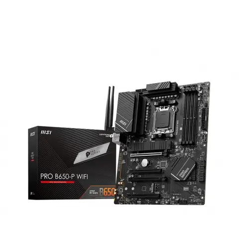 MSI PRO B650-P WIFI AM5 DDR5 6400MHZ (O.C) HDMI DP M.2 ATX ANAKART