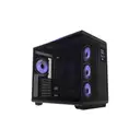 Hawk Gaming HC710 1200W 80+ Gold ARGB Akvaryum ATX Mid Tower Siyah Gaming Bilgisayar Kasası