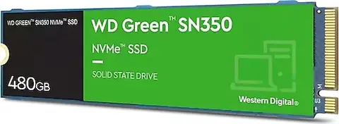 Western Digital Green SN350 WDS480G2G0C PCI-Express 3.0 480 GB M.2 SSD