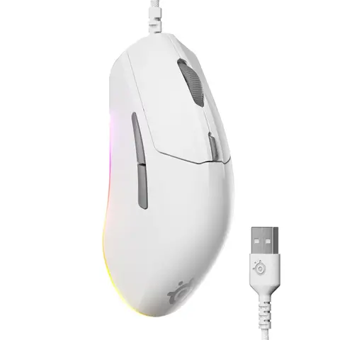 STEELSERIES Rival 3 Gen 2 Gaming Kablolu Mouse- Beyaz
