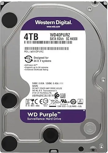Western Digital Purple WD40PURZ SATA 3.0 5400 RPM 3.5" 4 TB Harddisk