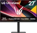 LG UltraGear G6 27G640A-B 27" 1 ms 2K Pivot IPS 300 Hz Oyuncu Monitörü