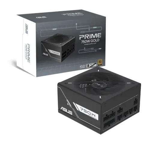 ASUS PRIME-750G 750W 80+Gold PCIe 5.1 Full Modüler ATX 3.1 Güç Kaynağı