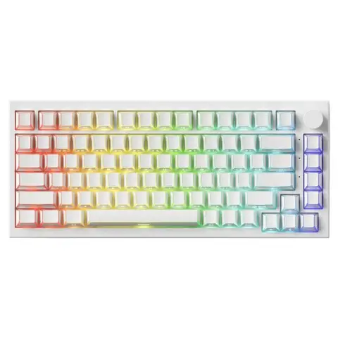 AKKO 5075 V5 HE Comic %75 Prism Manyetik Switch 8K Hz Hall Effect Hotswap ARGB Kablosuz İngilizce Gaming Klavye