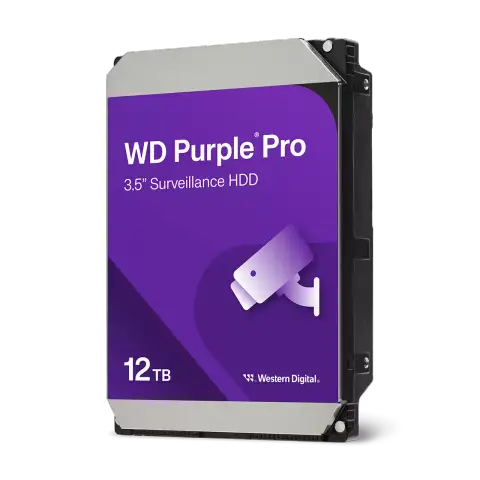 Western Digital WD121PURP 12 TB 7200Rpm 256Mb SATA Purple Pro 3.5 inch NAS Harddisk