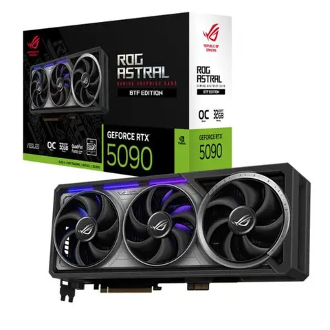 ASUS ROG Astral GeForce RTX 5090 32GB GDDR7 BTF OC Edition 512 Bit DLSS 4 Ekran Kartı – CONTROL Resonant Hediyeli