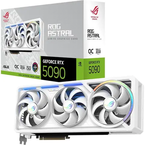 ASUS ROG Astral GeForce RTX 5090 32GB GDDR7 White OC Edition DLSS 4 512 Bit NVIDIA Ekran Kartı