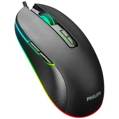 Philips SPK9414 1200/1600/2400/3600Dpi Usb Kablolu Siyah Gaming Optik Oyuncu Mouse