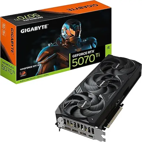 Gigabyte RTX 5070 TI Windforce SFF 16G GV-N507TWF3-16GD 256 Bit GDDR7 16 GB Ekran Kartı