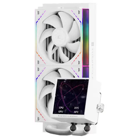 Thermalright Peerless Vision 240 ARGB WHITE 240mm Intel-AMD Uyumlu İşlemci Sıvı Soğutucu – 2 Yıl Birebir Değişim Garantili