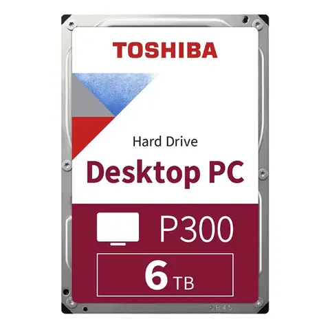 Toshiba HDWD260EZSTA 6 TB P300 5400Rpm 128MB SATA3 3.5 inch Kutulu Bilgisayar Harddisk