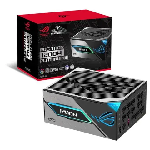 ASUS ROG Thor 1200W Platinum III (ROG Equalizer) 1200W 80+Platinum Full Modüler ATX 3.1 Güç Kaynağı