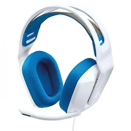 Logitech 981-001018 G335 Wired Kablolu Gaming Headset Beyaz Kablolu Mikrofonlu Kulakl�k