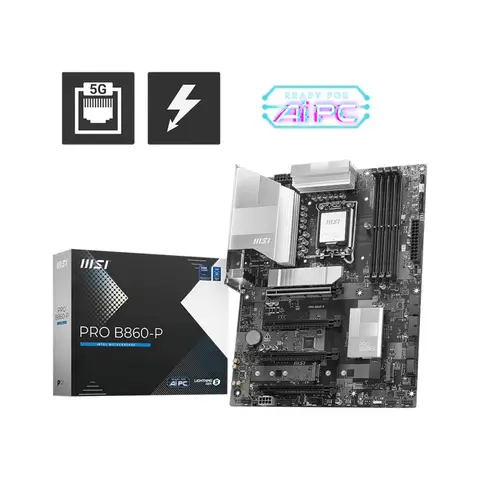 MSI PRO B860-P DDR5 8600Mhz(OC) M.2 1851p ATX Anakart