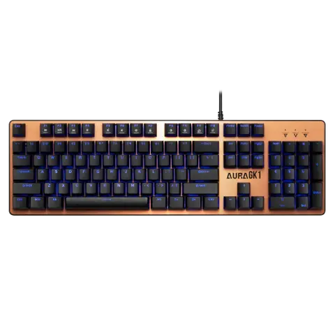 Gamdias AURA GK1 Usb Q ENG Rainbow Backlight Red Mekanik Switch Bronz Edition Kablolu Klavye