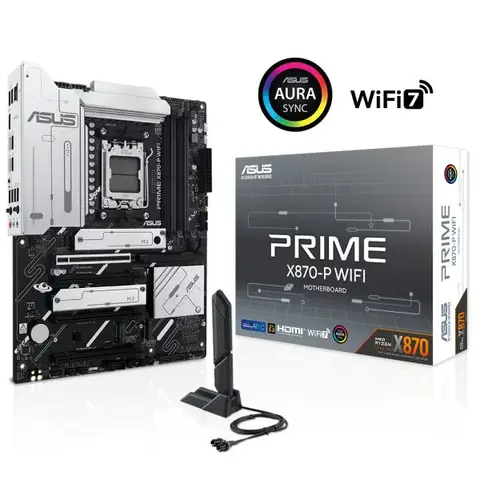ASUS Prime X870-P WiFi 8000MHz(OC) DDR5 Soket AM5 M.2 HDMI ATX Anakart