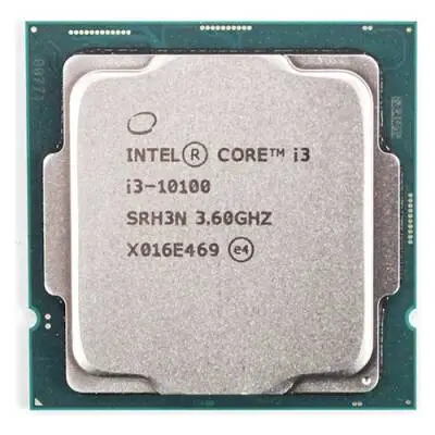Intel i3 10100 3.60Ghz 6Mb 4 Çekirdek 1200P 10.Gen Fansız Tray İşlemci