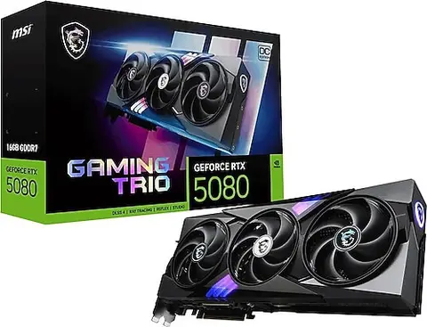 MSI RTX 5080 16G Gaming Trio OC G5080-16GTC 256 Bit GDDR7 16 GB Ekran Kartı