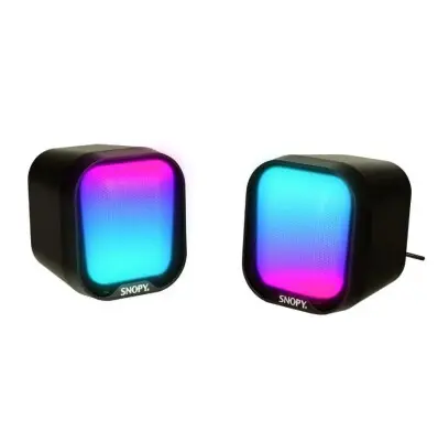 Snopy SN-87U 2.0 2W Siyah USB RGB Hoparlör